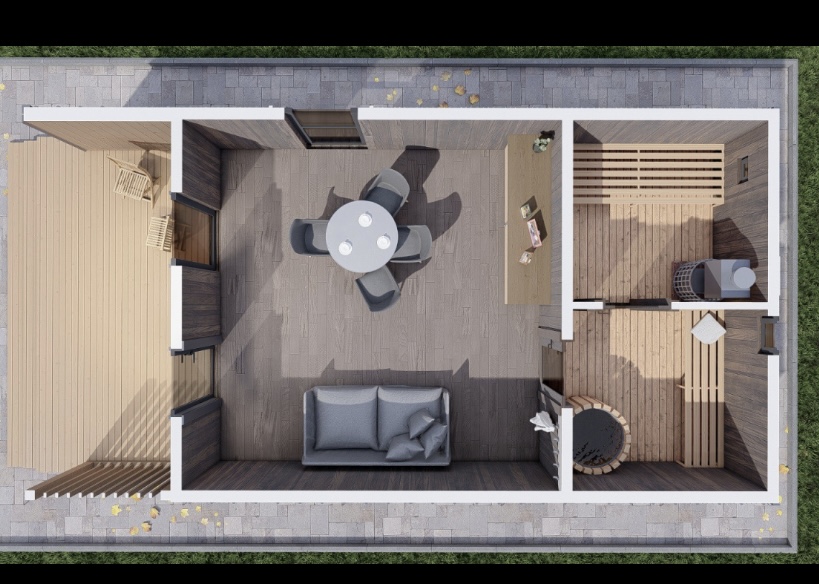 План Barn House 4x8